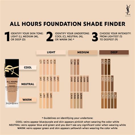 yves saint laurent foundation all hours|ysl foundation shade finder.